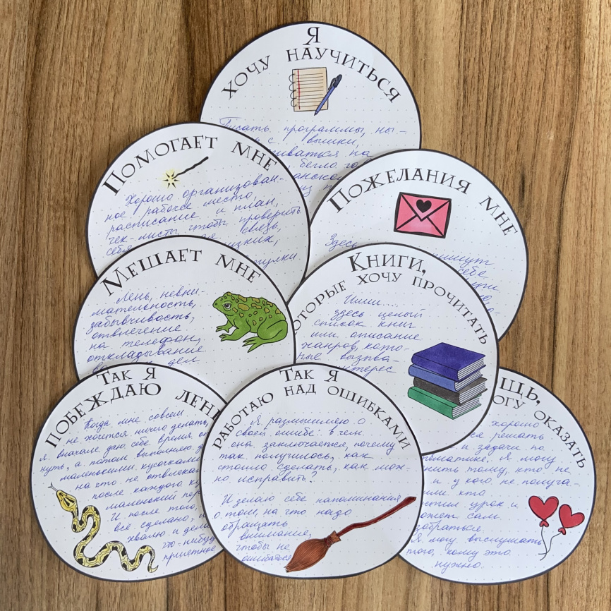 3D-альбом "Волшебный учебный год" для проспективной рефлексии в начале учебного года фото 2