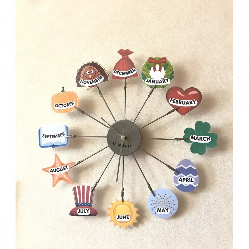 Циферблат для кабинета английского языка фото 3