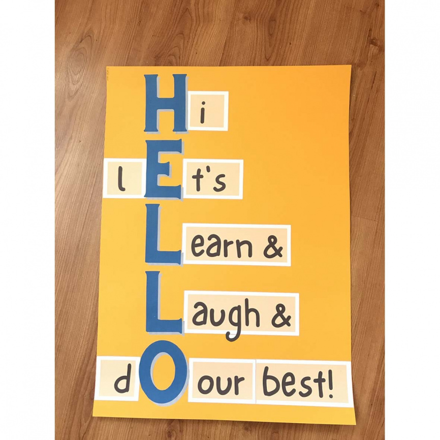 Приветственный постер "HELLO" фото 2