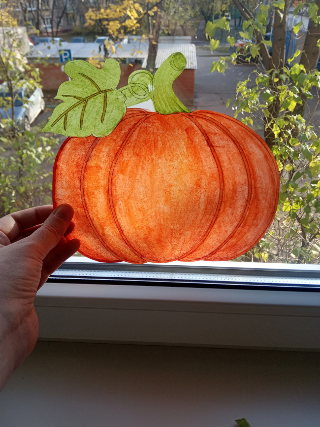 Декор для окна "Осень" фото 6