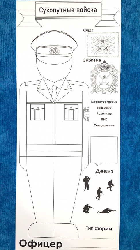 В полный рост "Российская Армия"_постеры для коллективной работы фото 7