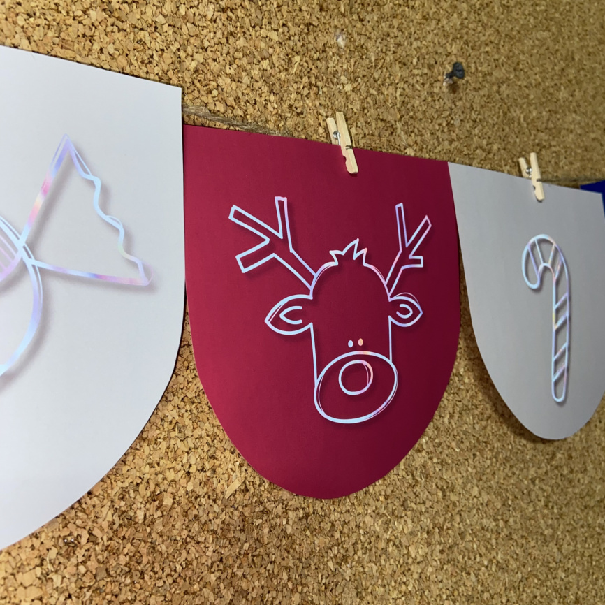 Флажки "Новый Год в стиле Бохо" фото 9