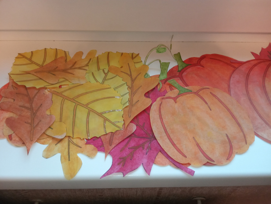 Декор для окна "Осень" фото 7