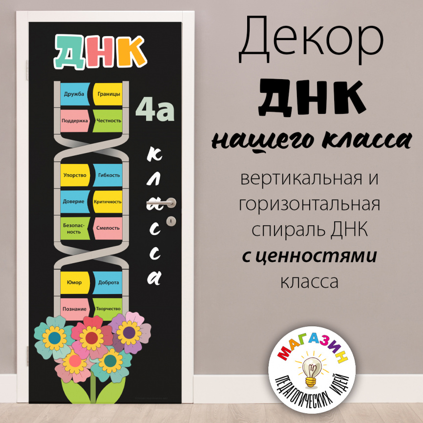 Декор "ДНК класса" фото 1
